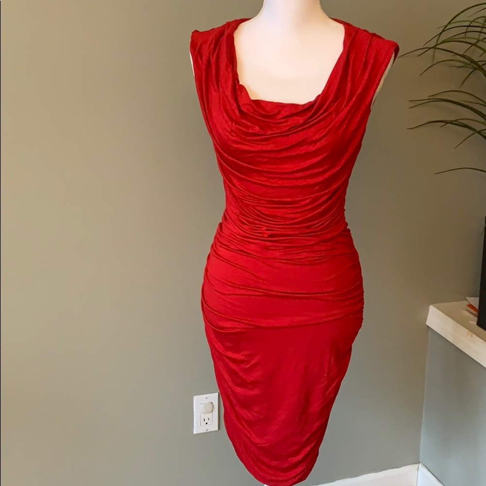 Red dress